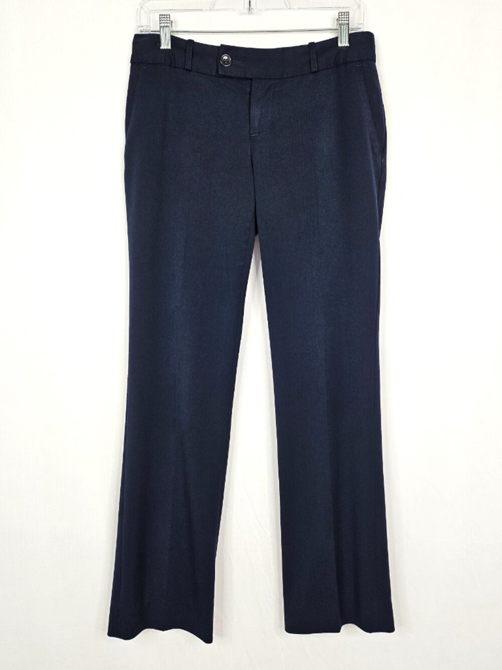 Banana Republic | Ryan Fit Straight Leg Dress Pants | Navy Lined | Size 4